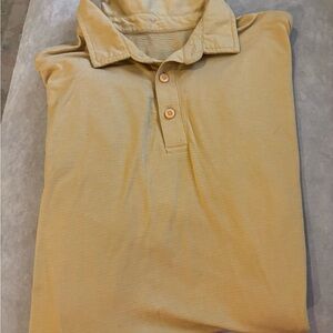 Men's Yellow Polo Shirt- Lululemon